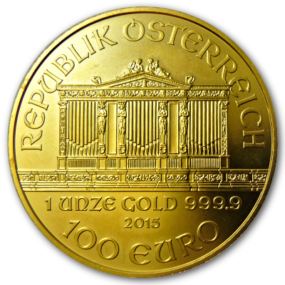 Österreich Gold Wiener Philharmoniker 2015 1 Oz Gold