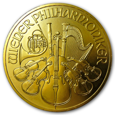 Österreich Gold Wiener Philharmoniker 2015 1 Oz Gold