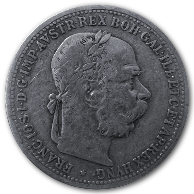 Österreich 1 Kronen 1898 4,18g Silber Vorderseite