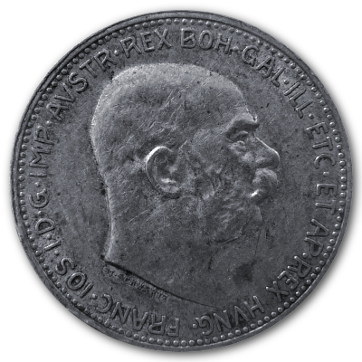 Österreich 1 Kronen 1912 4,18g Silber Vorderseite