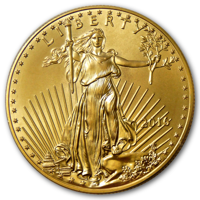 USA American Gold Eagle 2016 1 Oz Gold