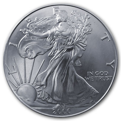 USA American Silver Eagle 2000 1 Oz Silber