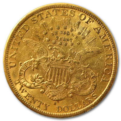 USA Liberty Head Gold Eagle 1895 30,09g Gold S Rückseite