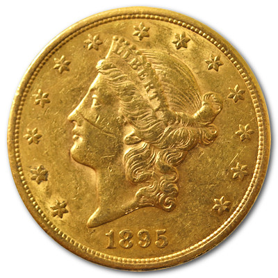 USA Liberty Head Gold Eagle 1895 30,09g Gold S Vorderseite