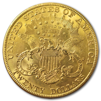 USA Liberty Head Gold Eagle 1903 30,09g Gold S Rückseite