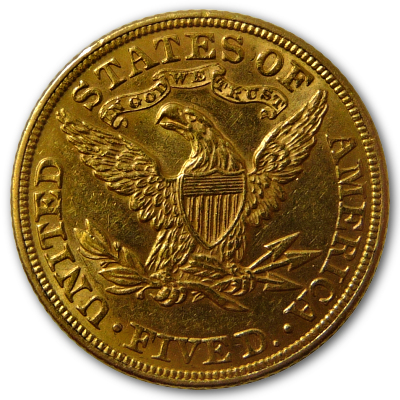 USA Liberty Head Gold Eagle 1896 7,52g Gold